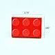Handicraft Pine Wood LEGO-Inspired Knob for Kids Furniture